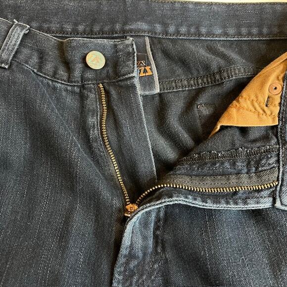 VTG Y2K Dk Wash Relaxed Fit Straight Leg  Jeans Quiet LuxurySize 36 - Picture 5 of 11